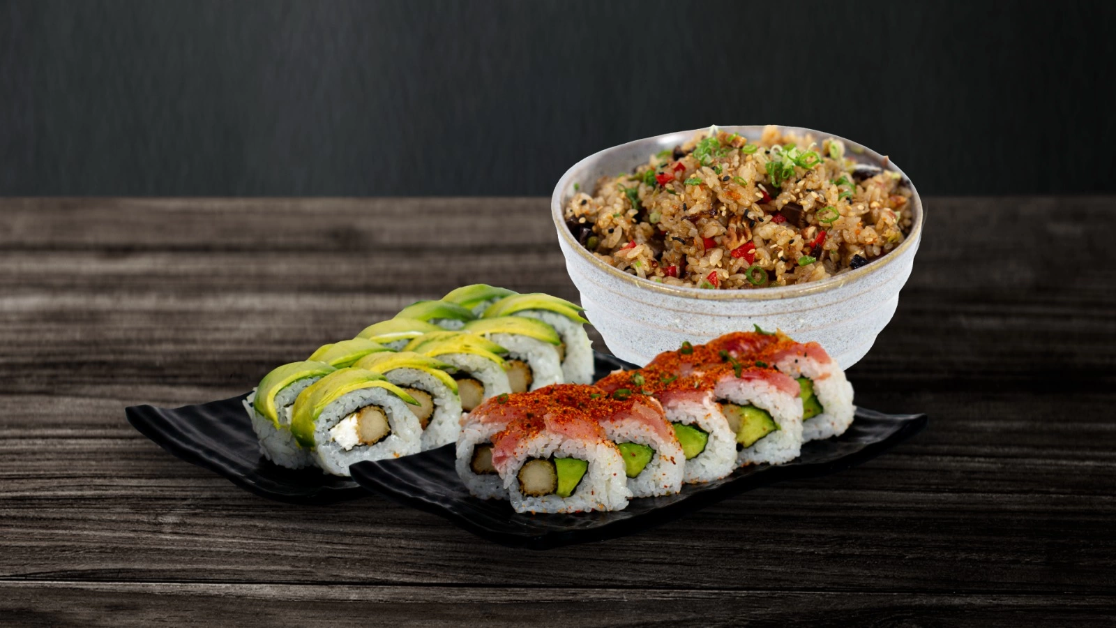 20 makis + yakimeshi
